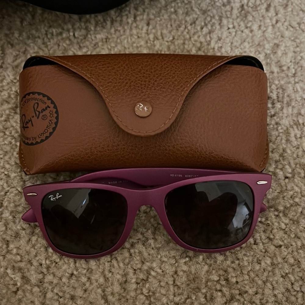 ray ban sunglasses purple
